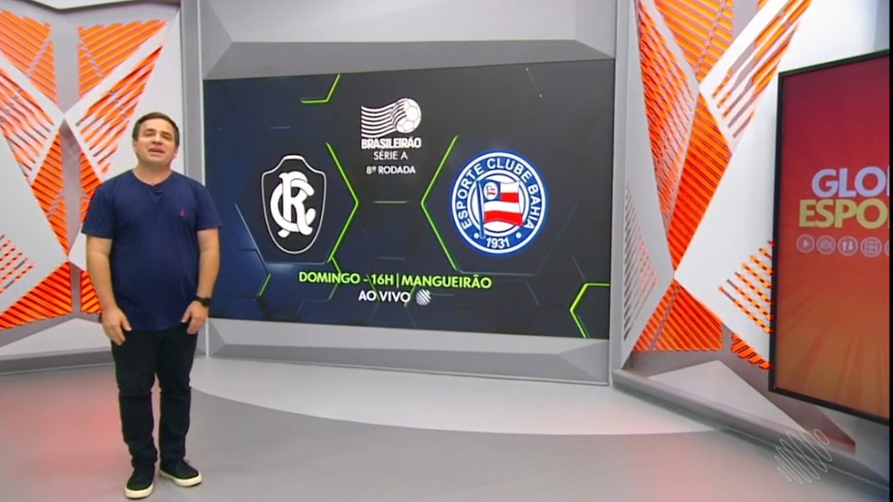 Globo Esporte BA - Bahia inicia treinos para enfrentar o Remo, Erick vive melhor fase no Tricolor