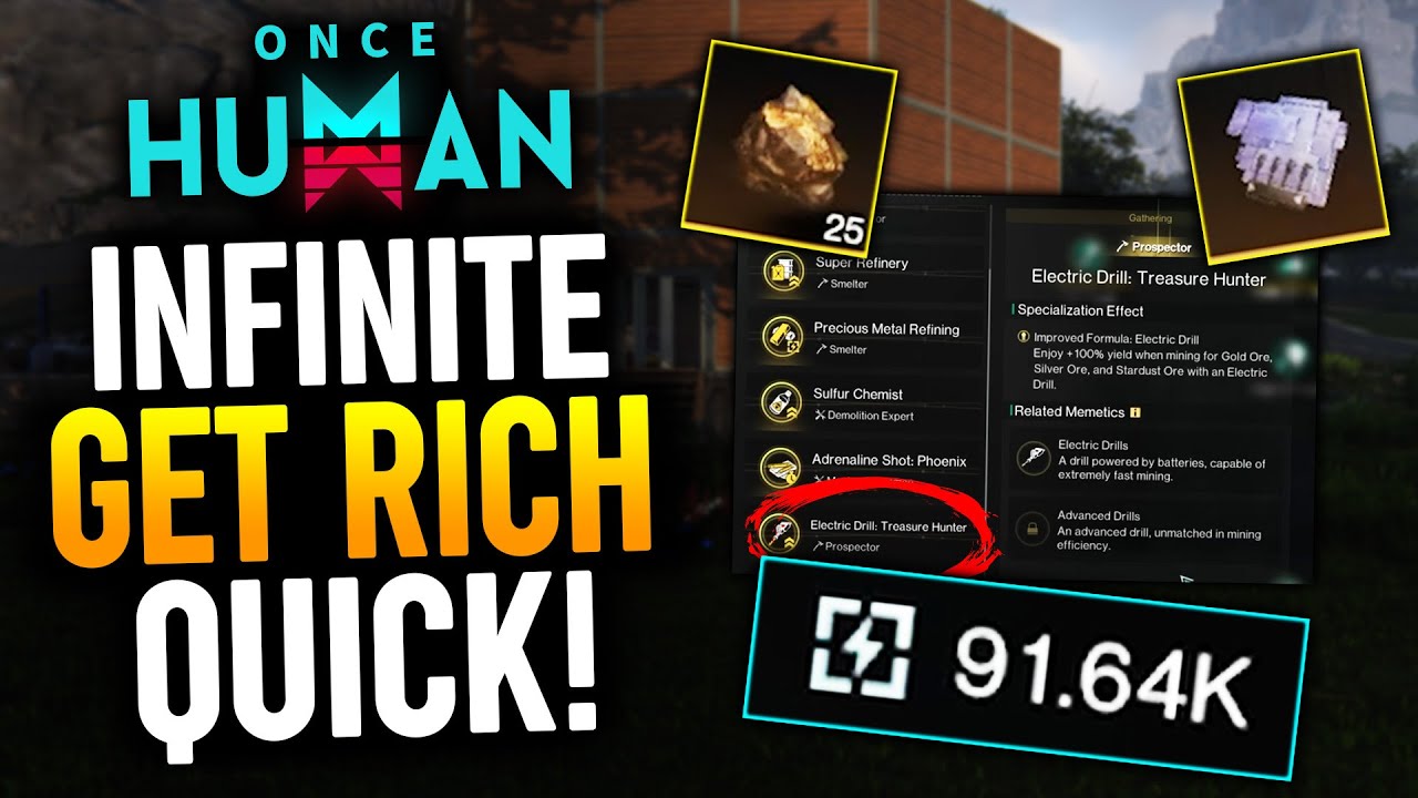 Once Human - Best Energy Link Farm to Get Rich Quick! (Once Human Tips & Tricks)