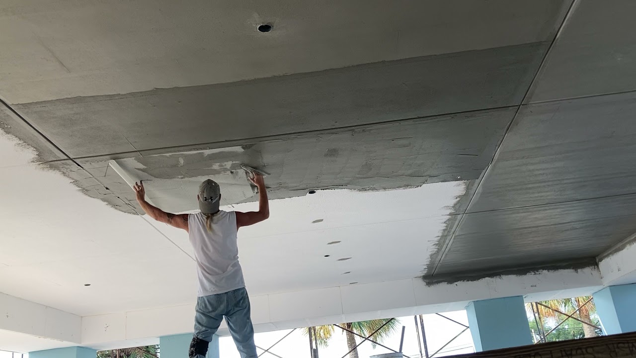 (EIFS) base coat and mesh pt 2