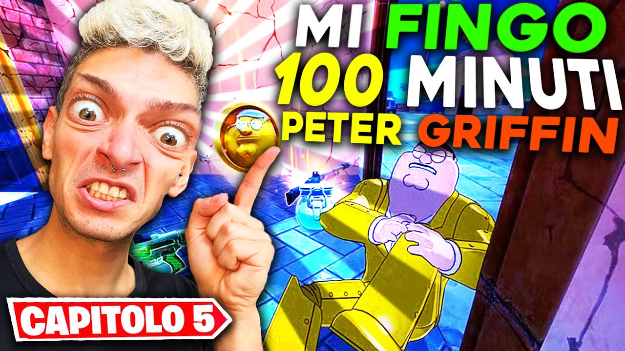 MI FINGO PETER GRIFFIN PER 100 MINUTI nel CAPITOLO 5 di FORTNITE !!