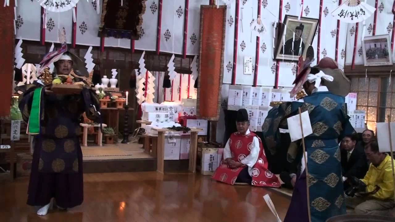 有川大神宮祭典　奉納松前神楽　其の一