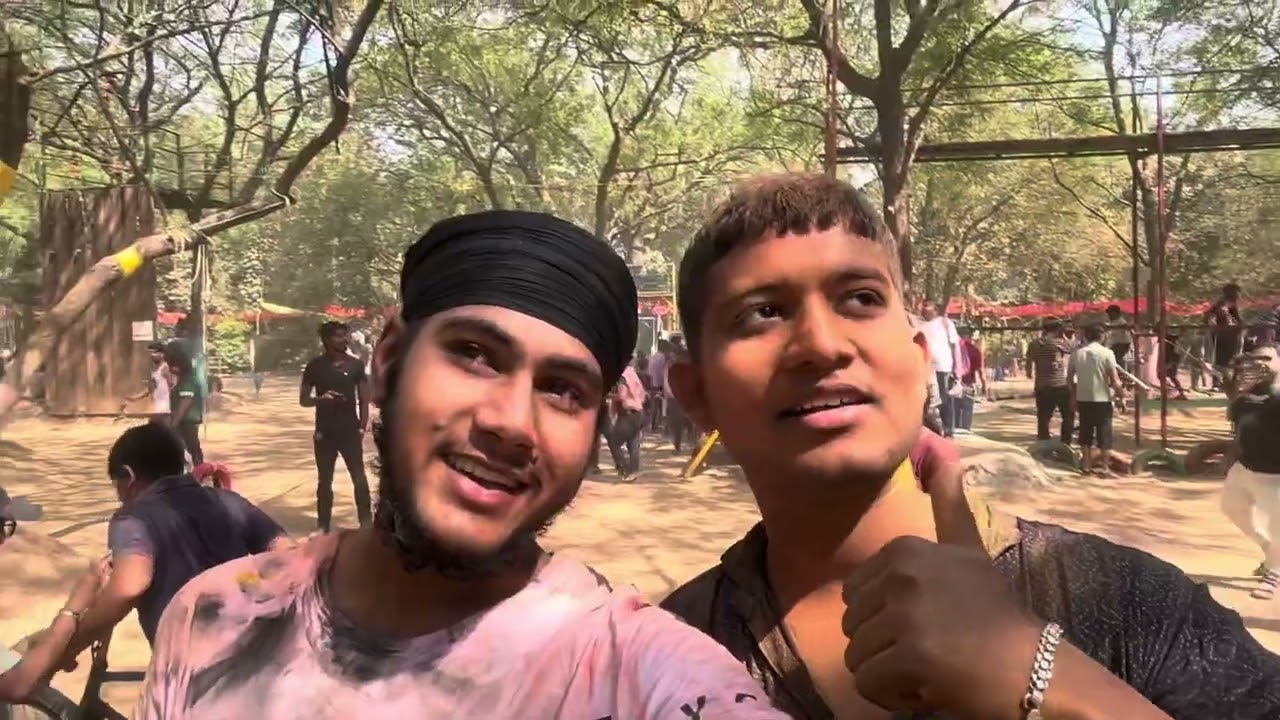 Ajj to sabko color lagaya😍🥰#holi #viral #shortsfeed #day 