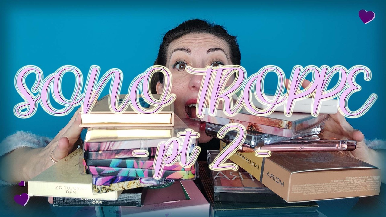 ♥ 💥💸 TUTTE LE MIE PALETTE OCCHI low cost PT 2💸💥|| sono troppe?!? 🤔🙈🤩 ♥