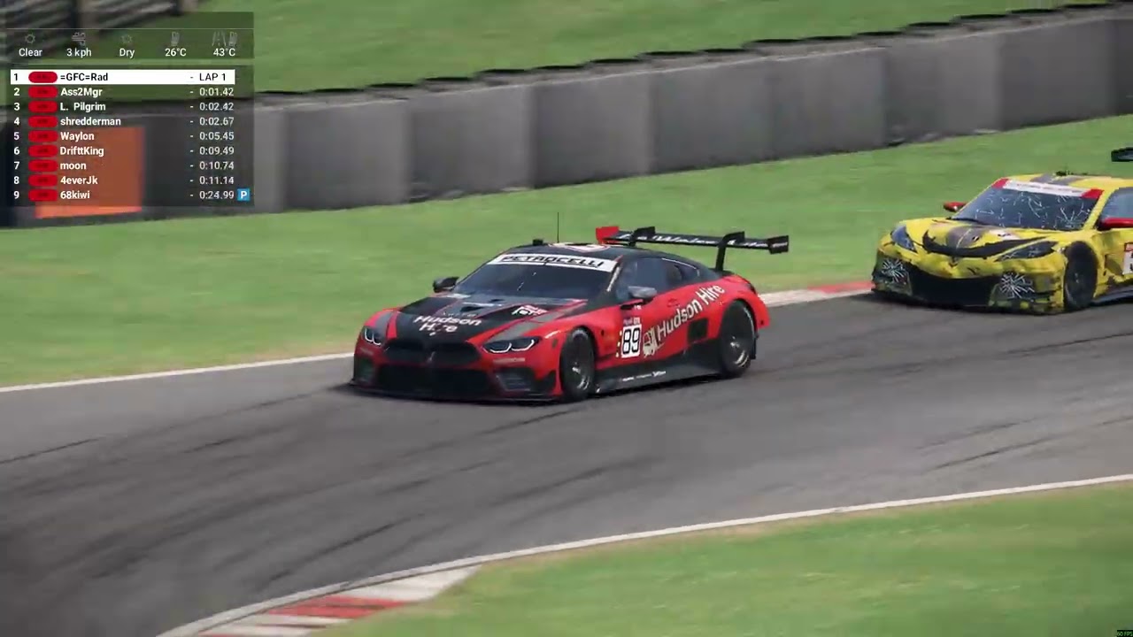Denial of service attack made me go over the grass, Brands Hatch Online Race, Automobilista 2