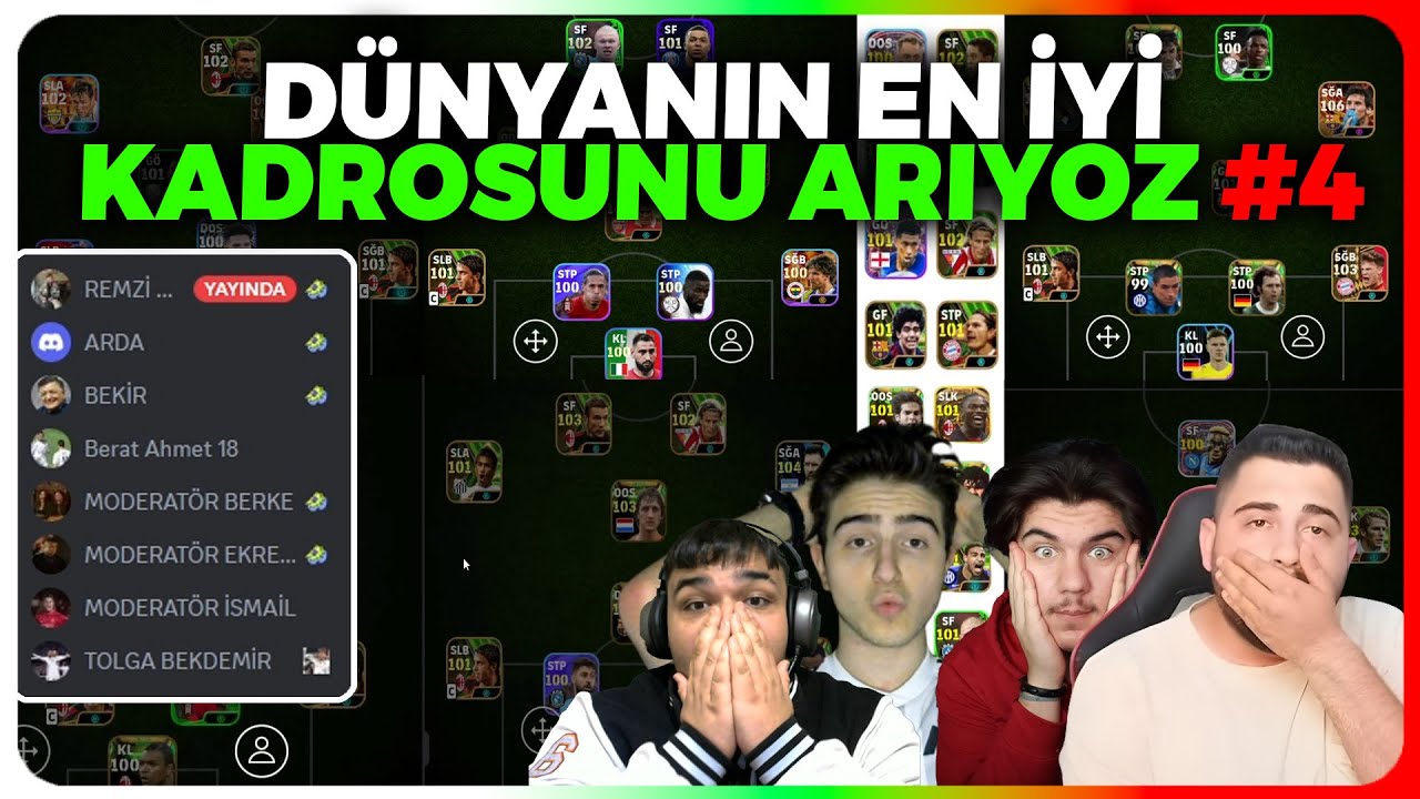 EFSANE KADRO İLE DÜNYANIN EN İYİ KADROSUNU SEÇİYORUZ #4 eFootball Mobile 2024