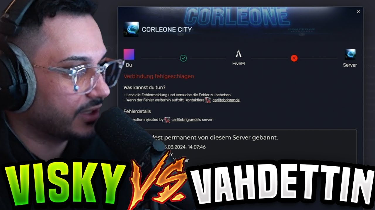 Visky VS Vahdettin HACKING VORWÜRFE | Teil 1/2