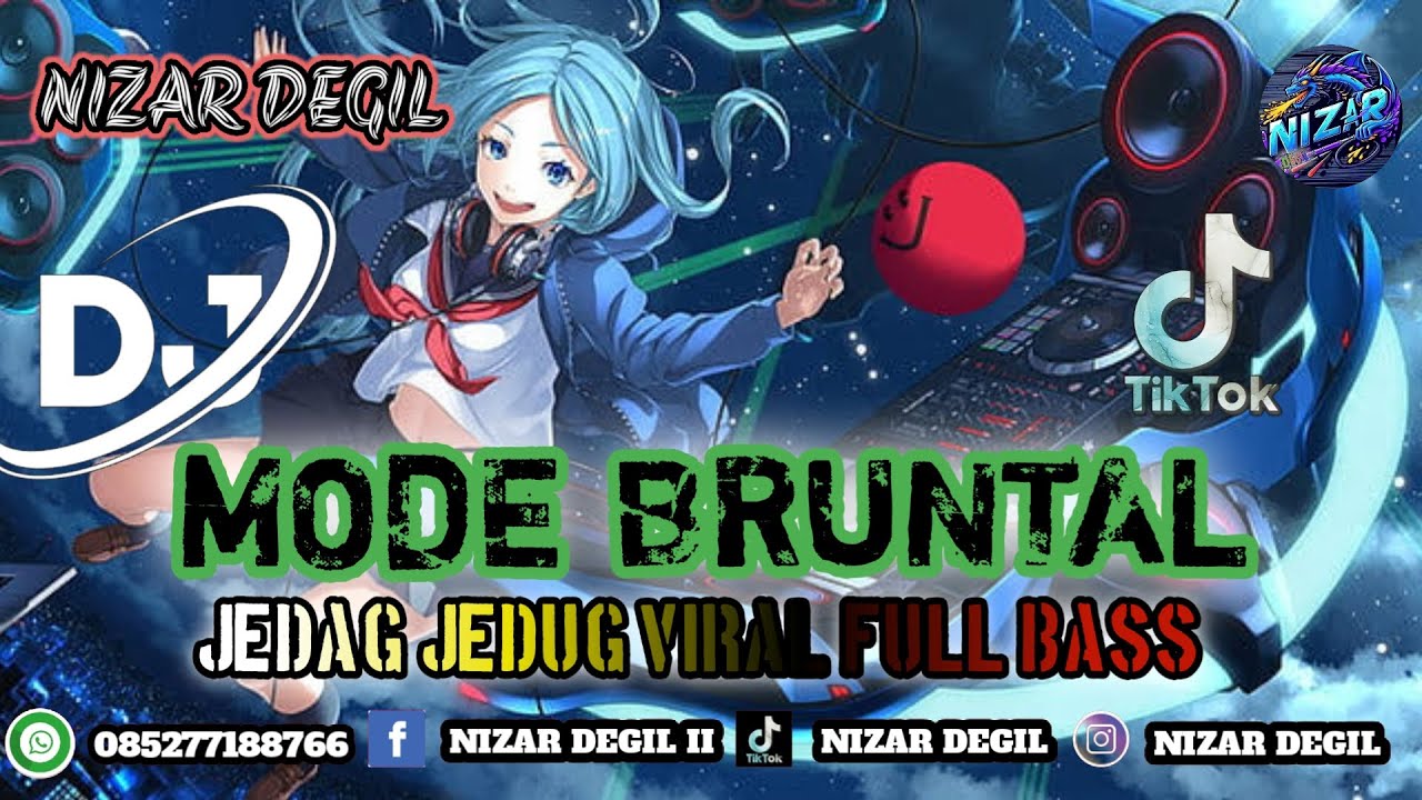 MODE BRUNTAL || JEDAG JEDUG VIRAL FULL BASS TERBARU 🎧 REMIX 2025