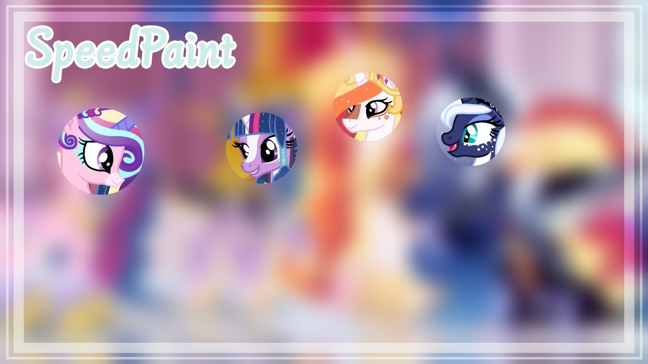 MLP (Next Gen) Royal Meeting (Speedpaint)(Base Edit)