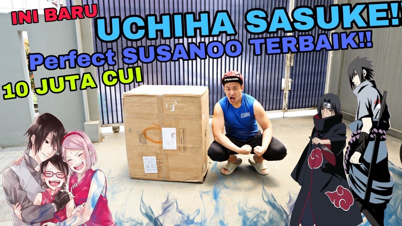 (ENG SUB)SO FAR INI STATUE ANIME UCHIHA SASUKE + PERFECT SUSANOO TERBAIK YANG PERNAH GUE UNBOX!10 JT