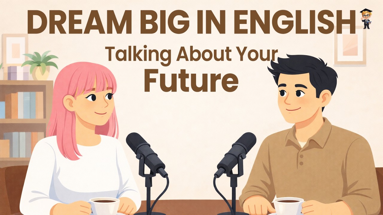 Dream Big & Plan Ahead | Future Tense Practice | Travel & Career Goals | Mr. English Daily