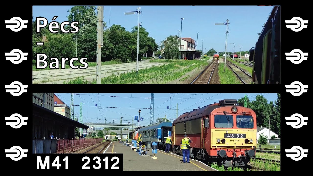Vadnyugati Vonatozás: Pécs - Barcs Személyvonat (2022.06.20)