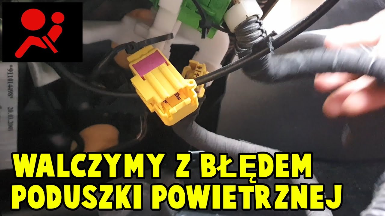 Naprawiamy błąd airbaga poduszki powietrznej Vw Golf IV/Passat B5