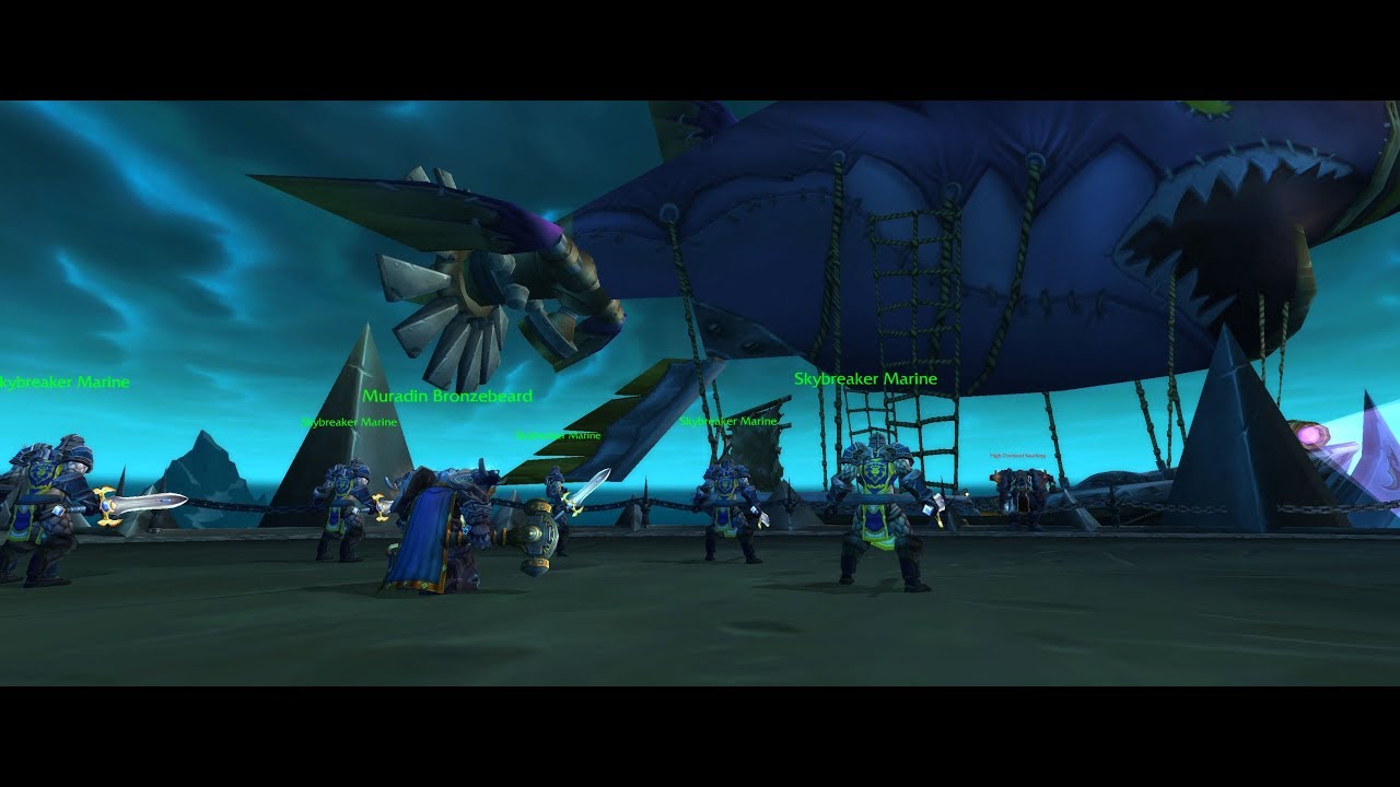 Deathbringer Saurfang Alliance Outro Event - Dalaran-WoW.
