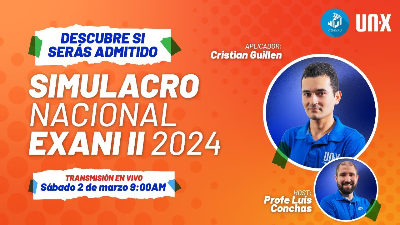 Aplicaciòn Simulacro Nacional EXANI - II - Enero Junio 2024