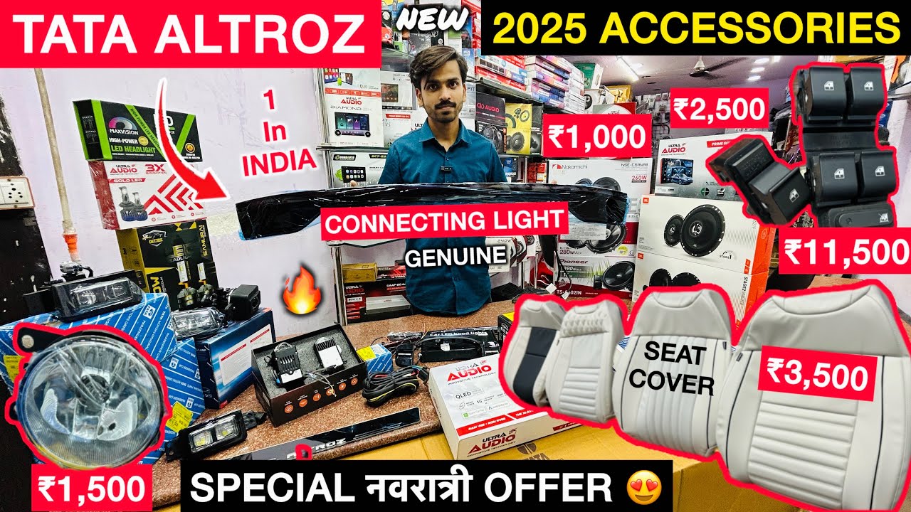 Tata Altroz Modification🔥Tata Altroz Genuine Accessories😍Altroz Modified Base To Top
