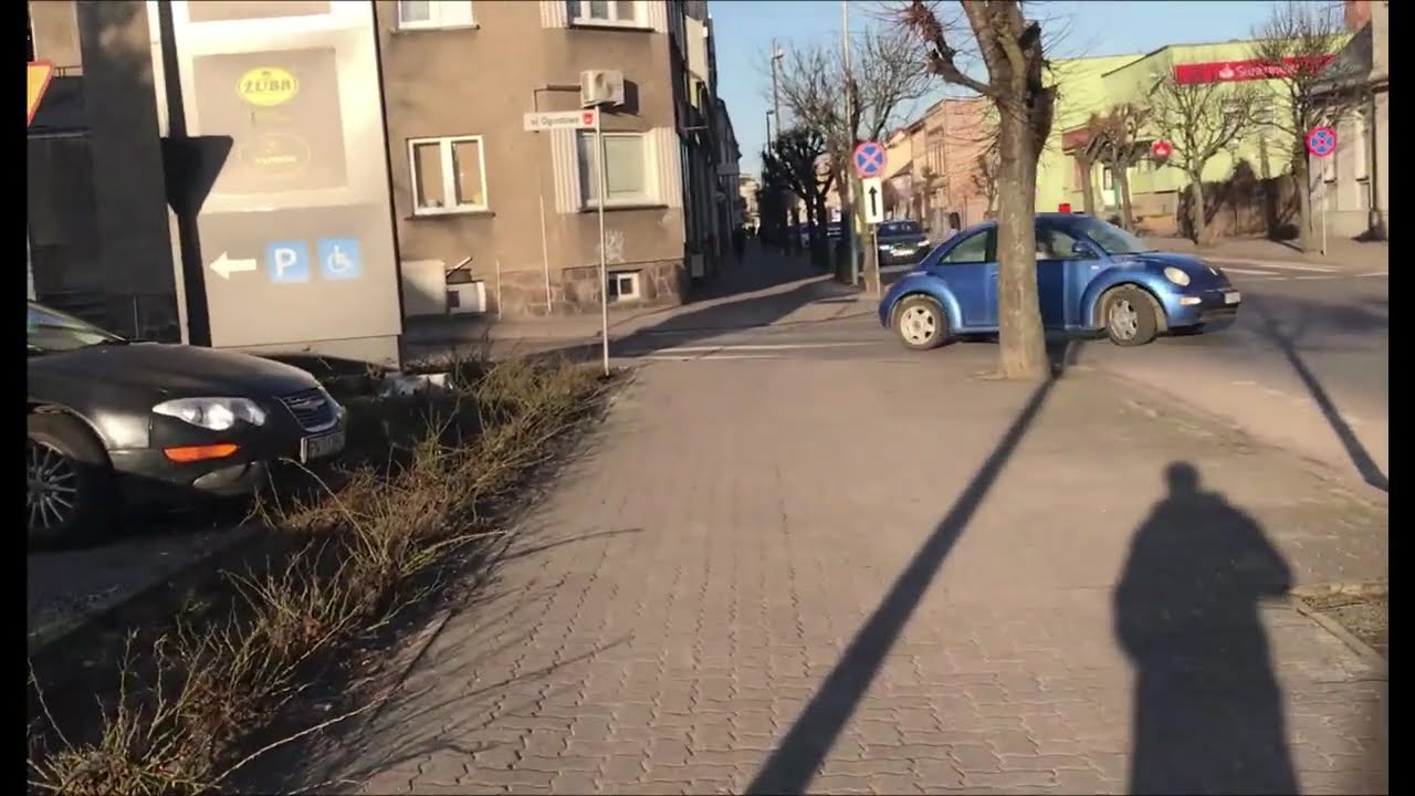 Travelling to a city of Poland