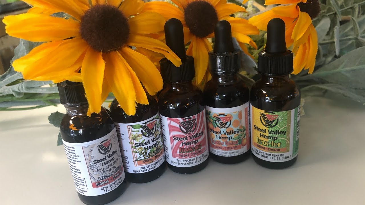 Flavored CBD Oli Tinctures #TriHealthy