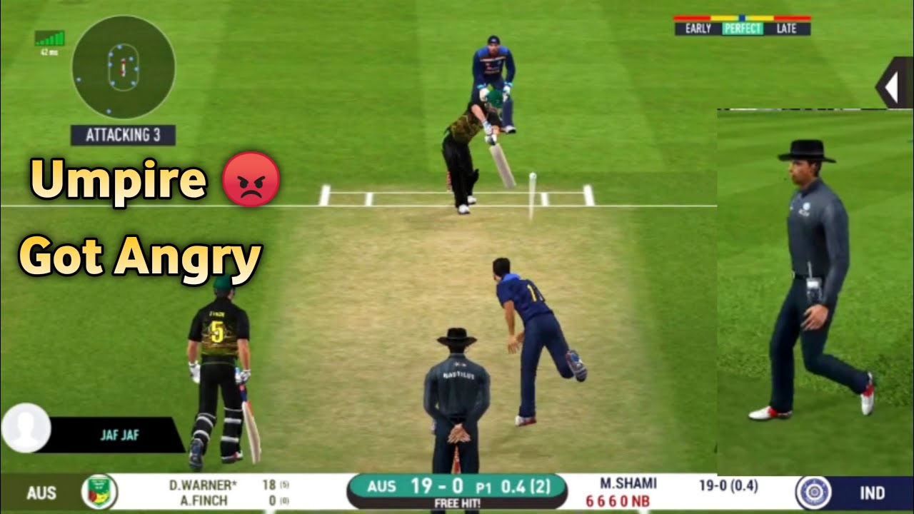 Why Mr.Umpire Got Angry in Real Cricket™ 20 Online Match || OctaL