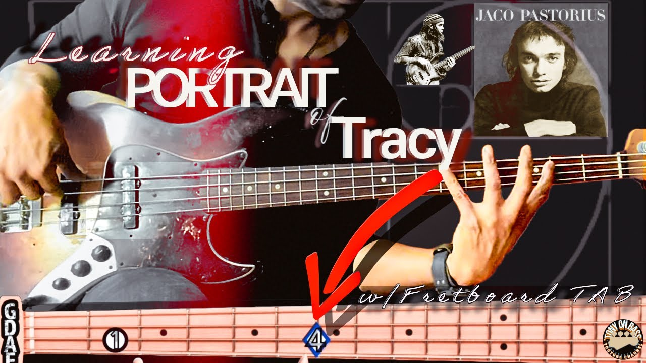 PORTRAIT OF TRACY-Let’s Learn It! Jaco Pastorius | Bass Cover+Walk Through