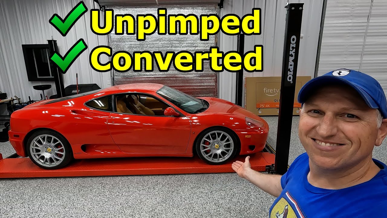 Ferrari 360 Timing Belts and Manual Conversion Finished on the Unpimp My Ride Project