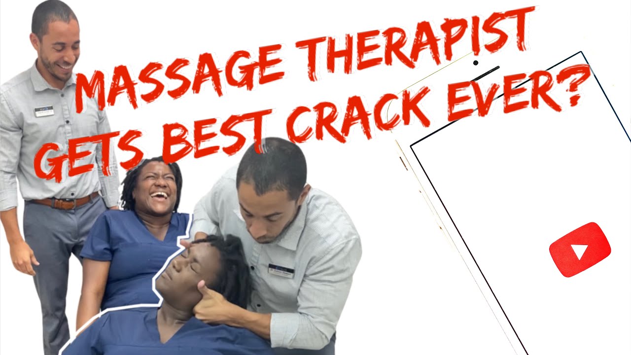 Massage Therapist Gets BEST BACK CRACK ever? 😳