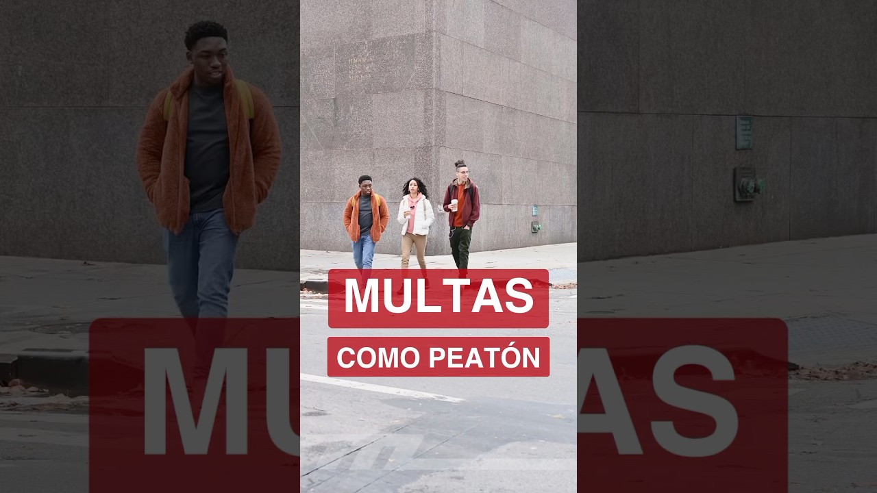Te pueden multar como peat&oacute;n, muy atento a las sanciones #multa #dgt #peaton