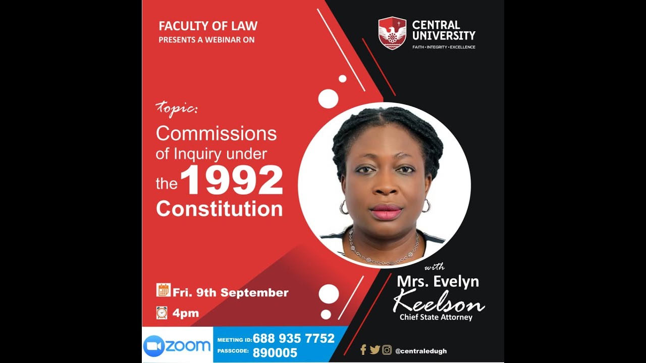 Commissions of Inquiry under the 1992 Constitution