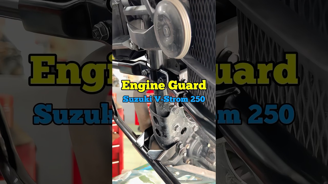 Engine Guard - Suzuki V-Strom 250 #service #asmr #premiumsportcycles #psc #vstrom #youtube #shorts