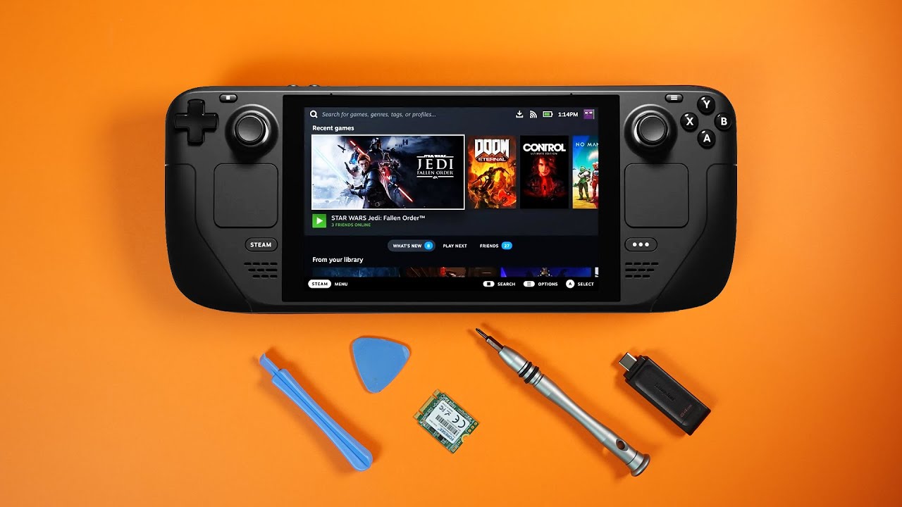 How To Upgrade The SSD For Your Steam Deck - 64GB to 512GB!