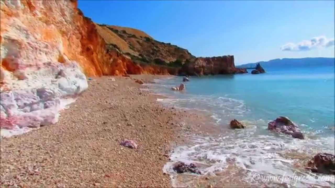 Kastanas - the beach of colors (vivid colors video)
