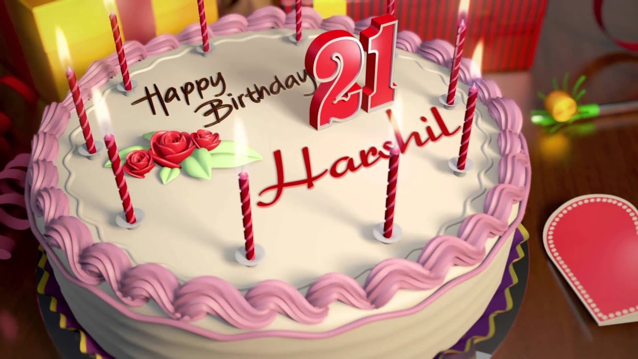 VIrtual 3D Birthday Cake Video