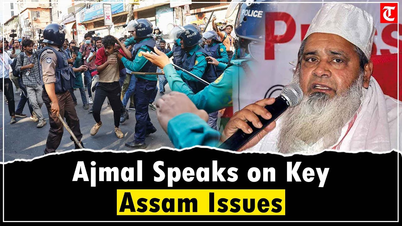 Assam’s Badruddin Ajmal addresses Zubeen Garg case, eviction drive, Saudi bus accident in presser