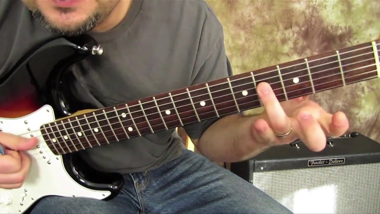 Beautiful Blues Chords (Play up and down the guitar neck)