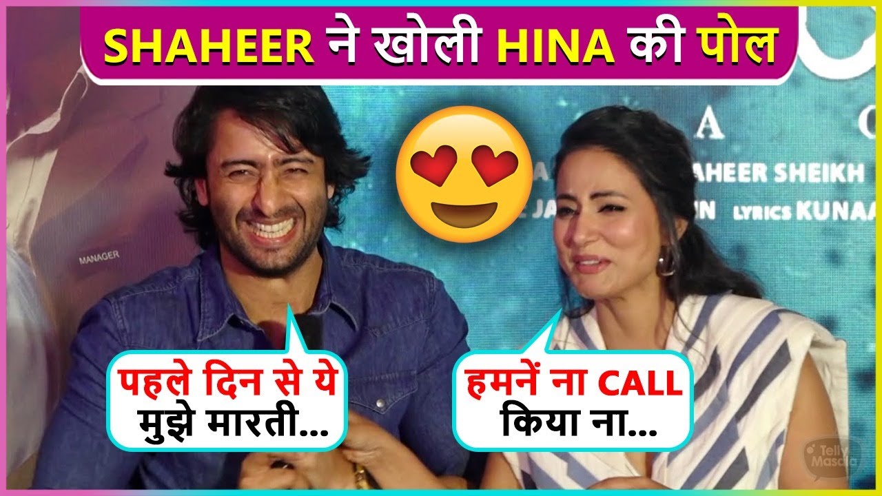Hum Bahut Jhagda... Hina Snatches Mike From Shaheer, Reveals Secrets Of Their New Song 'Barsaat'
