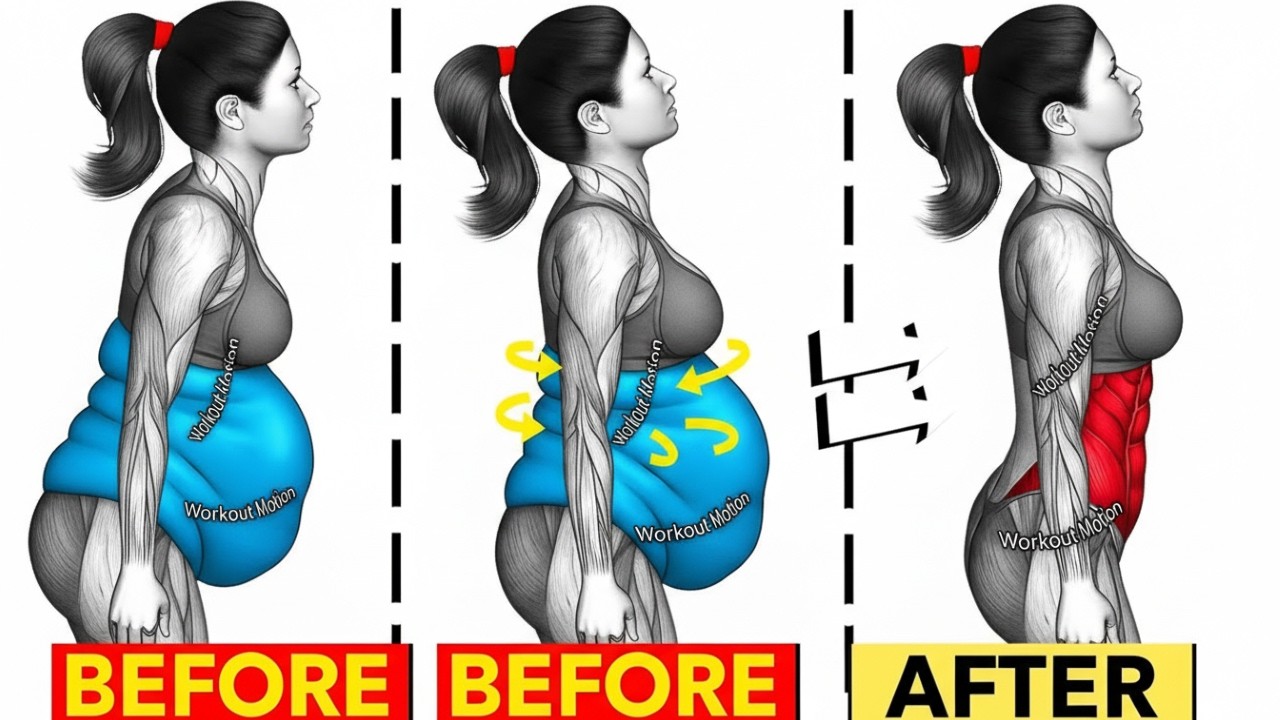 🔥 30-Min Core Workout for Women: Melt Hanging Belly Fat & Get a Flat Stomach in 2 Weeks