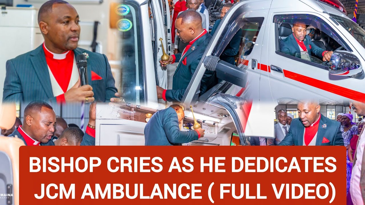 Emotional Bishop Ben dedicates jcm church ambulance  with a lot joy. {FULL VIDEO}