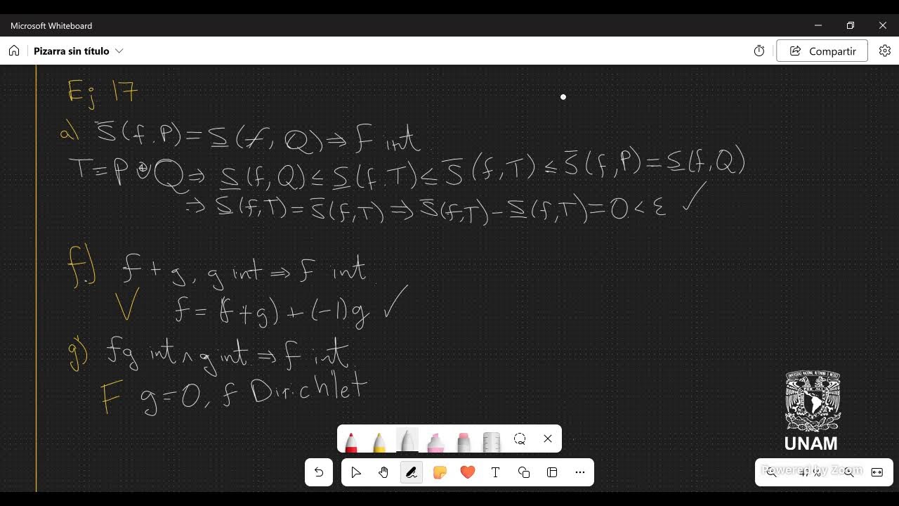 Ejercicios varios de integrabilidad