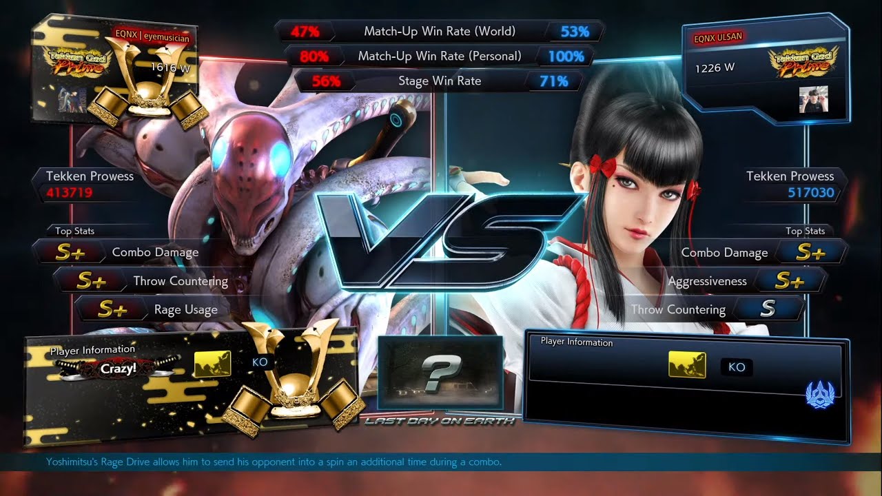 EQNX eyemusician (Yoshimitsu) vs EQNX Ulsan (Kazumi) - ICFC Asia Season 1 Week 1 - Losers Semi