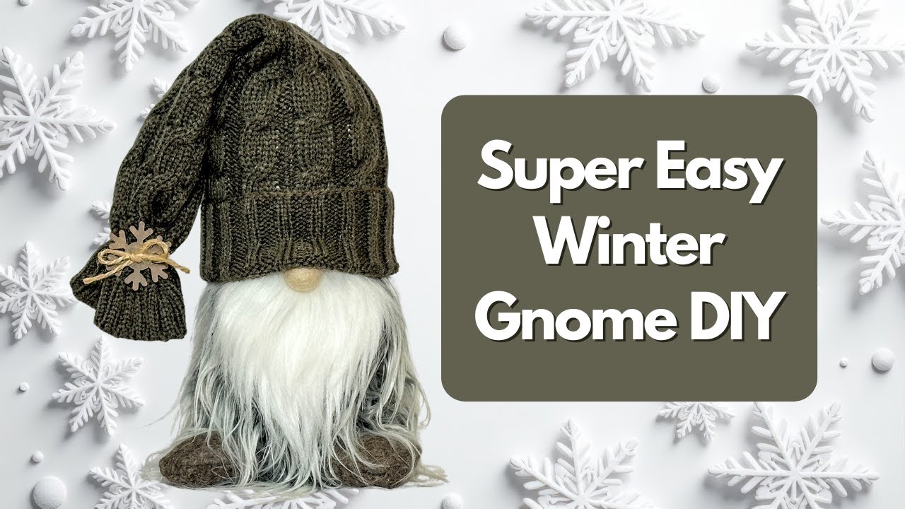 Crafting A Cozy Winter Gnome - Diy Gnome Tutorial