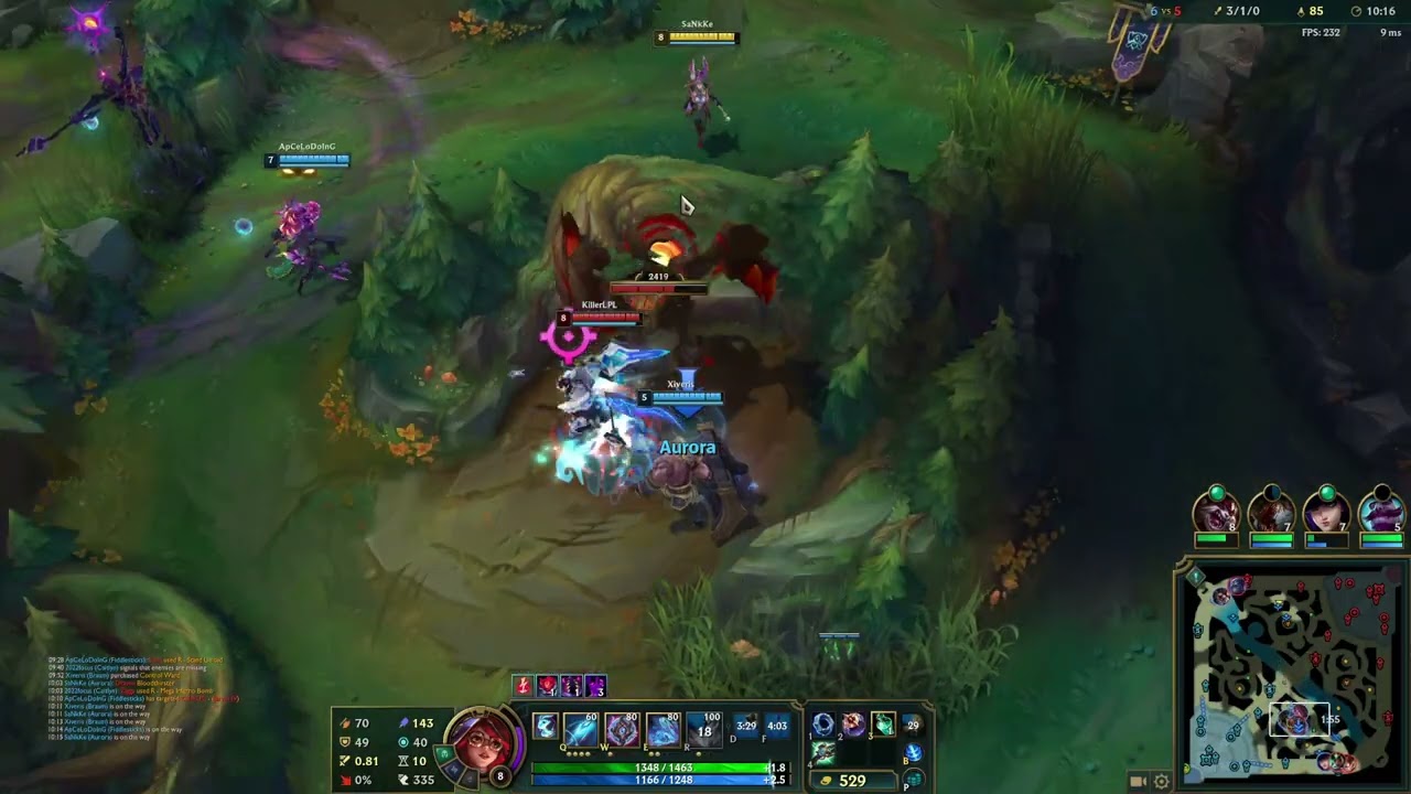 Aurora vs Draven - 12/3/7 - Win - 13.10.25