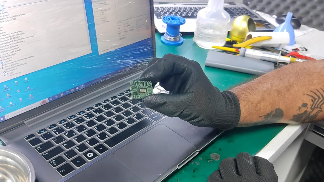 Notebook Samsung NP700 - TROCAMOS O PROCESSADOR SOLDADO NA PLACA! - Getech Barueri-SP