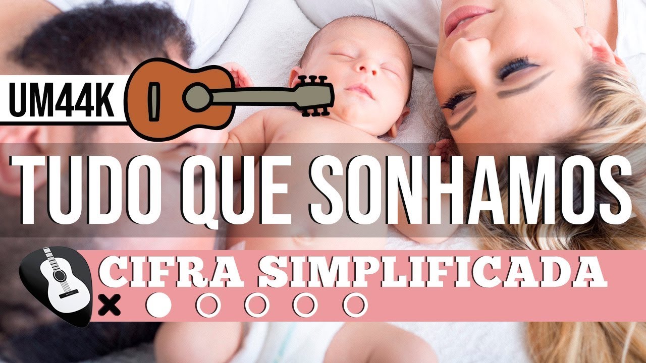 CIFRA TUDO QUE SONHAMOS (UM44K)• SIMPLIFICADA NO VIOLÃO -ZAP(31)9 92448620 PARA AULAS ONLINE AO VIVO