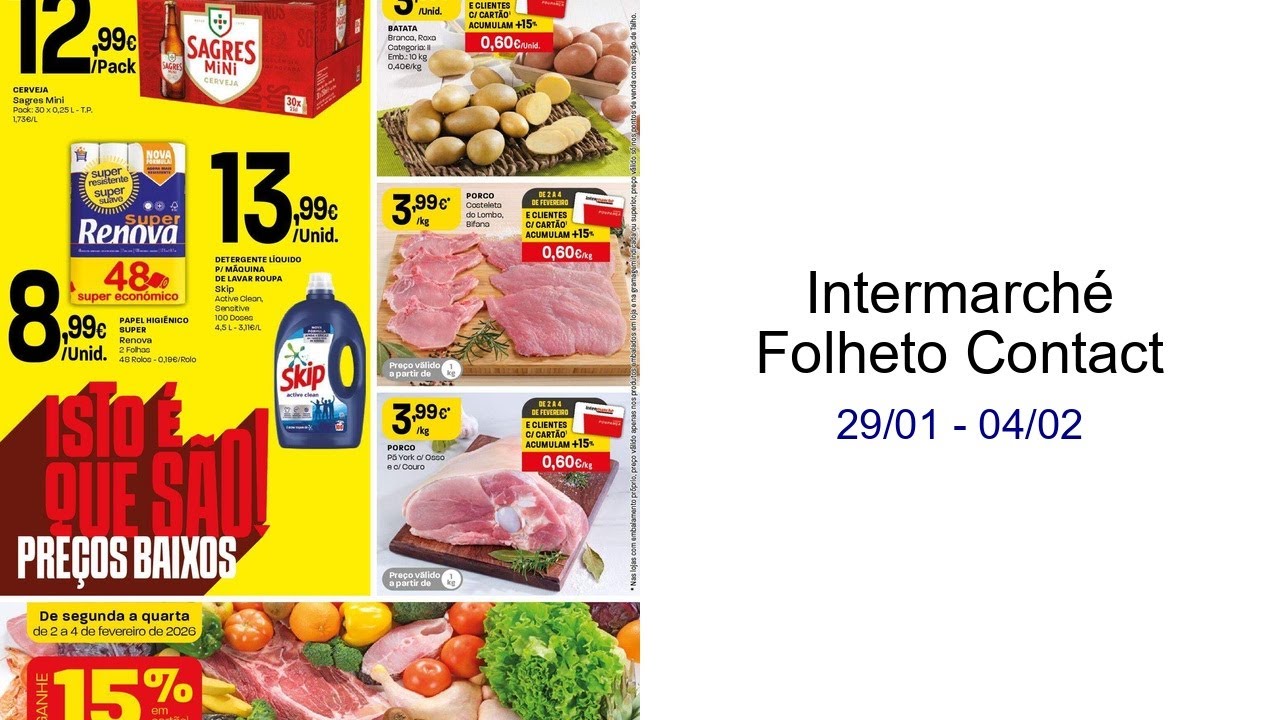 Intermarché Folheto Contact 29/01 - 04/02