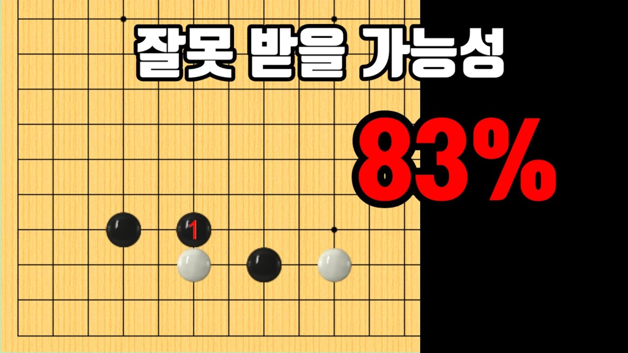 10명 중 8명이 잘못 받는 정석 응수법