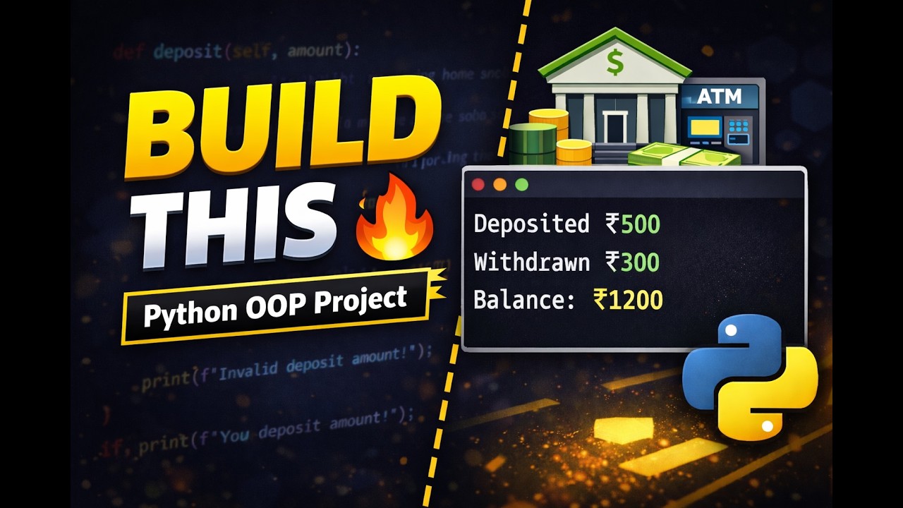 Build a Bank Management System Using OOP in Python 🔥 (Mini Project &ndash; 2026)