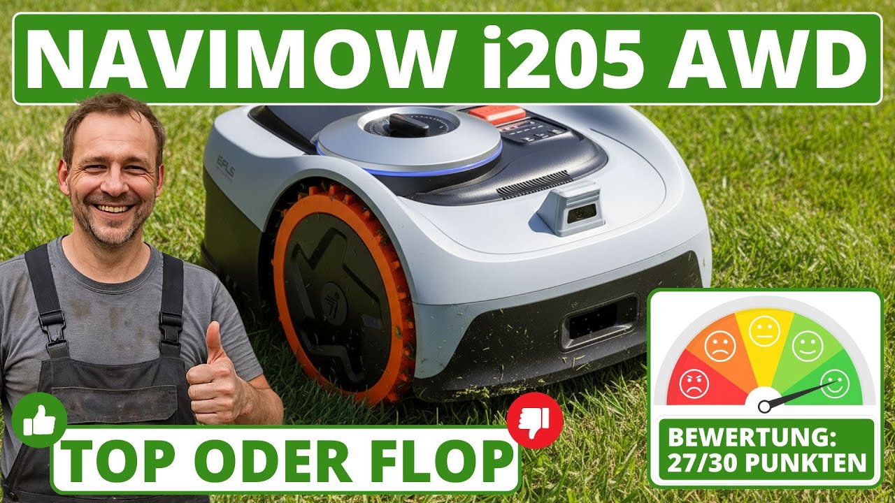 Navimow i205 AWD zu empfehlen? Meine Meinung! #mähroboter
