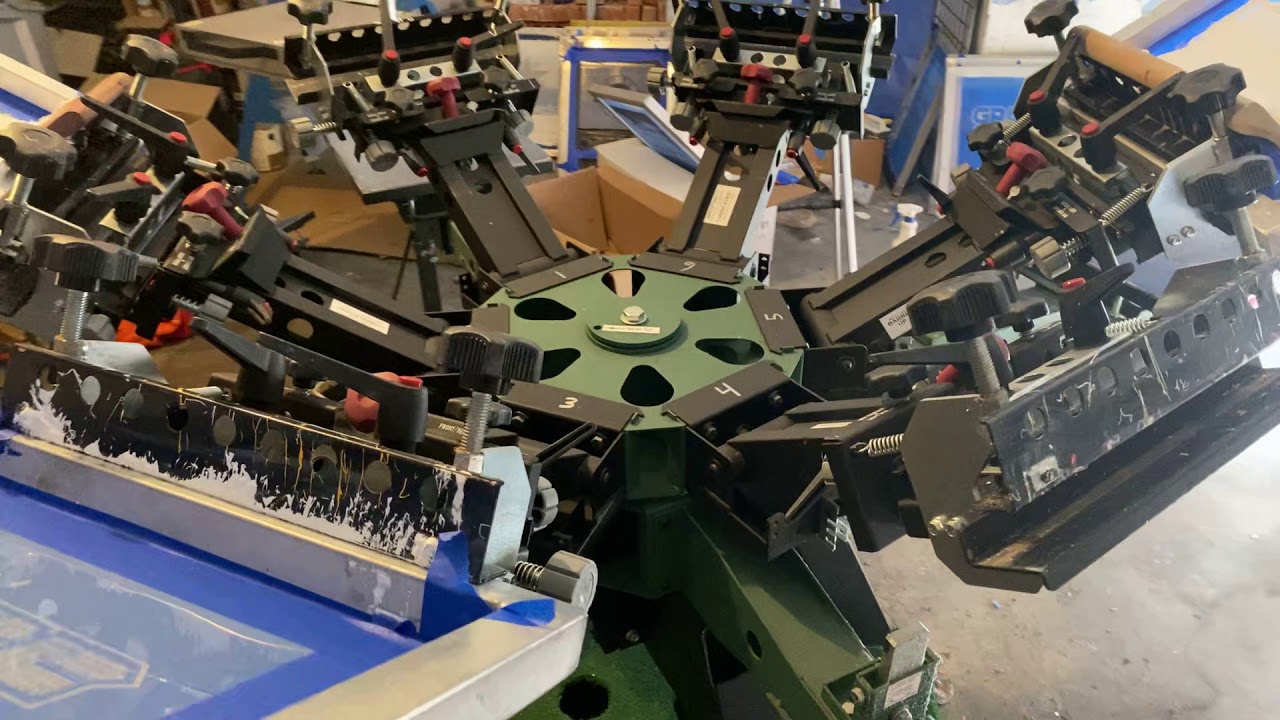 Vastex V2000 6/4 Screen Printing Press