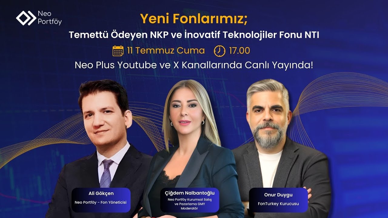 Yeni Fonlarımız, Temettü Ödeyen #NKP ve İnovatif Teknolojiler Fonu #NTI | NEO PLUS