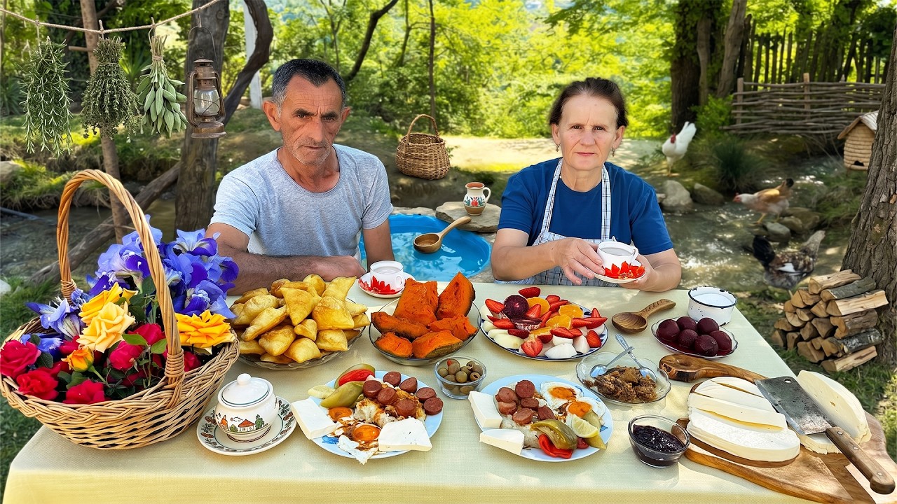 Albanian Breakfast Like You&rsquo;ve NEVER Seen! 🦅🍯🔥 Authentic & Delicious! 🤯