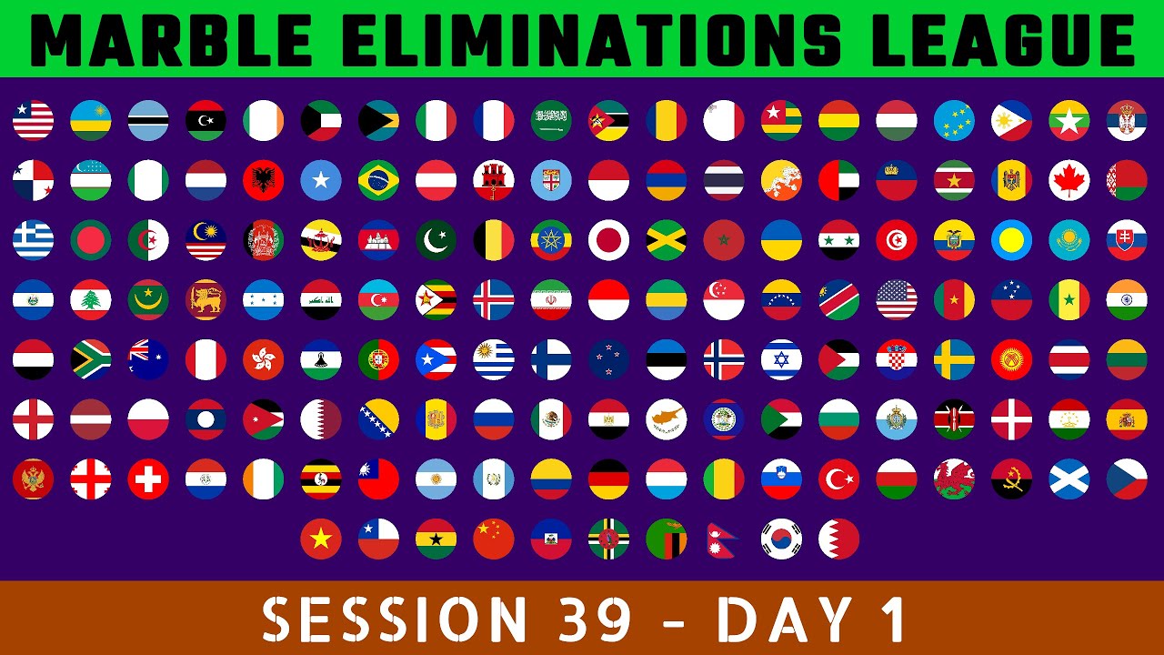 Marble Race League Eliminations Session 39 Day 1